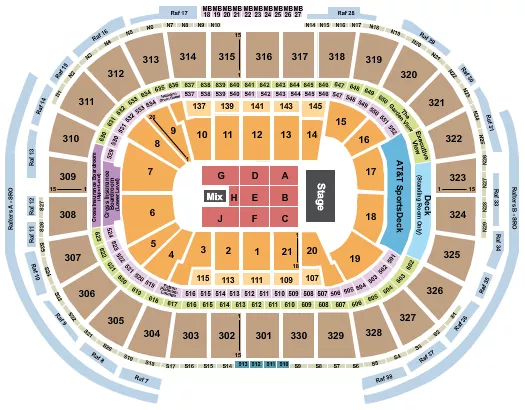  EAGLES Seating Map Seating Chart