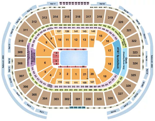 ICE SHOW Seating Map Seating Chart