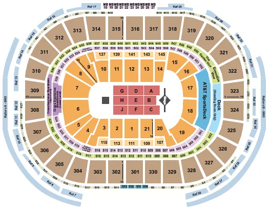  J COLE Seating Map Seating Chart
