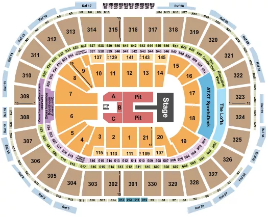  LAUFEY Seating Map Seating Chart