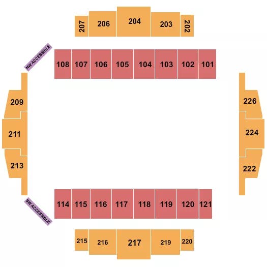  MONSTER JAM 2023 Seating Map Seating Chart
