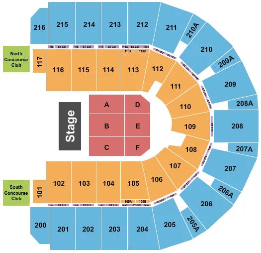  MARK SUPER Seating Map Seating Chart