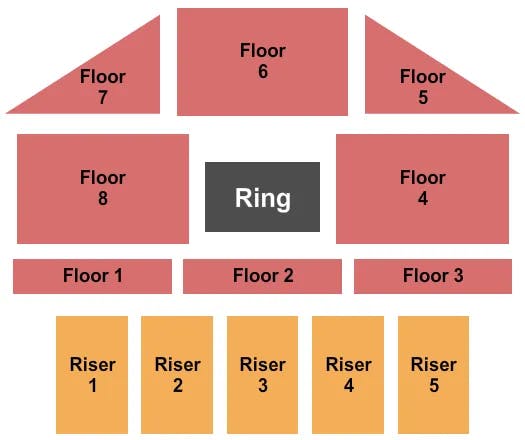  BOXING Seating Map Seating Chart