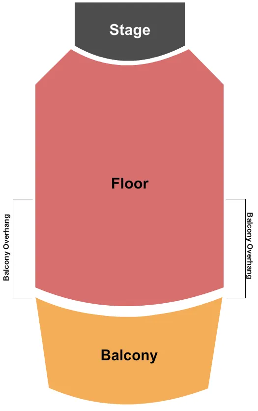 TEMPLELIVE WICHITA END STAGE GA Seating Map Seating Chart