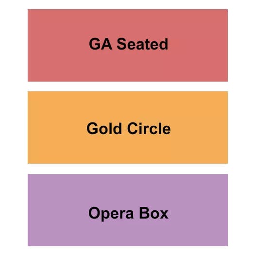  GA SEATED GC OPERA BOX Seating Map Seating Chart