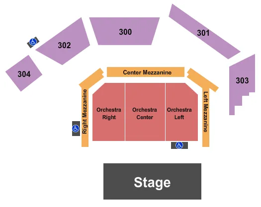 THE EASTERN GA END STAGE Seating Map Seating Chart