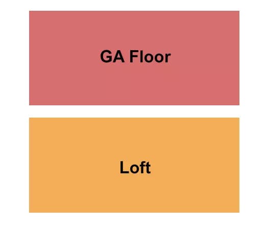  GA FLOOR LOFT Seating Map Seating Chart