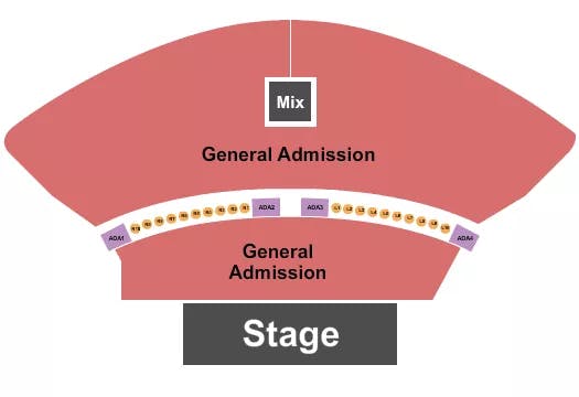  GA TABLES Seating Map Seating Chart