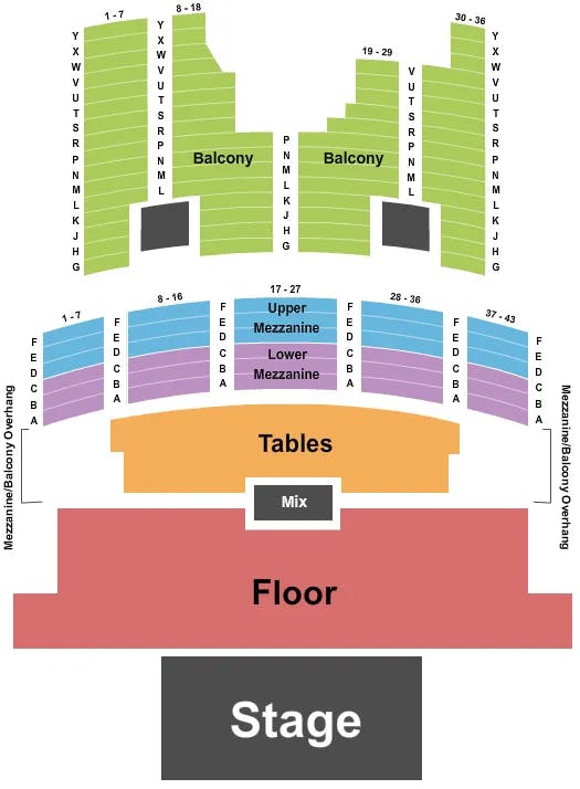  NATE FEUERSTEIN Seating Map Seating Chart