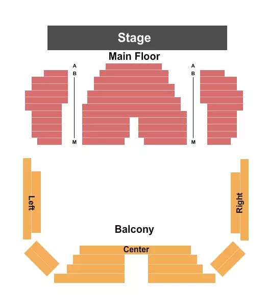  END STAGE Seating Map Seating Chart