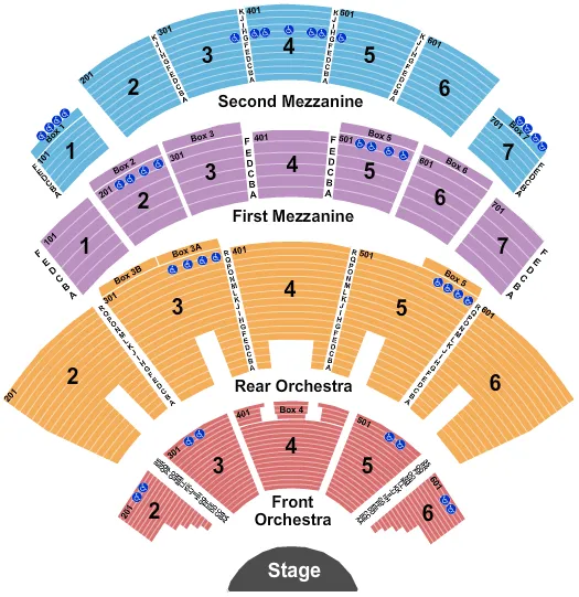  ENDSTAGE 3 Seating Map Seating Chart