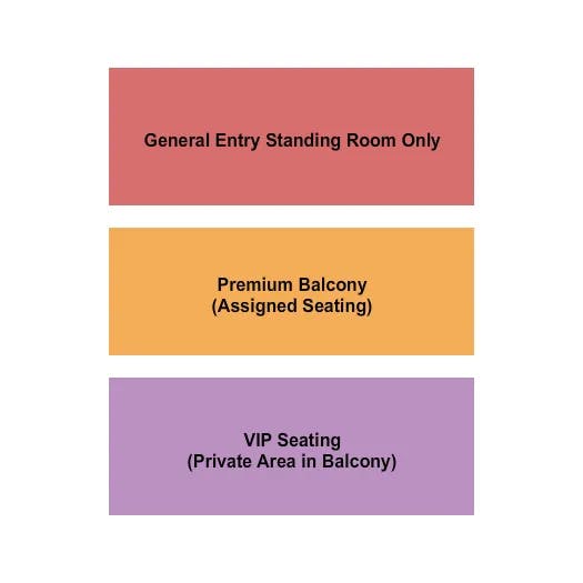 THE CRITERION OKLAHOMA CITY ENDSTAGE 2 Seating Map Seating Chart