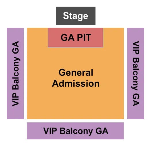  LEE BRICE Seating Map Seating Chart