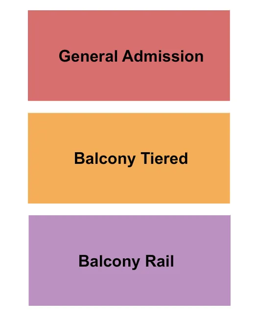  GA BALCONY TIERED RAIL Seating Map Seating Chart