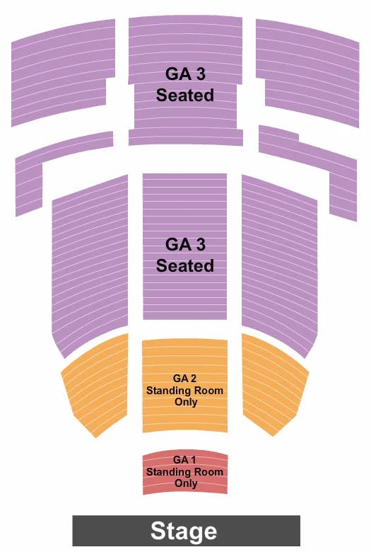  ALL GA Seating Map Seating Chart