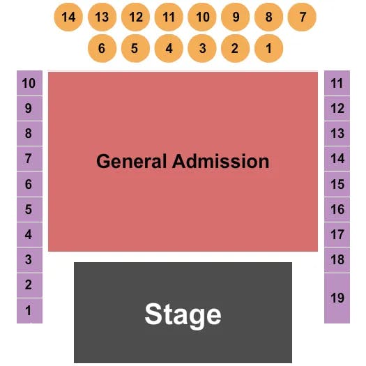 THE FILLMORE PHILADELPHIA MAN OVERBOARD Seating Map Seating Chart