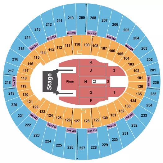  GRETA VAN FLEET Seating Map Seating Chart