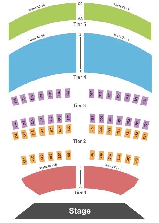  CHART G1 Seating Map Seating Chart