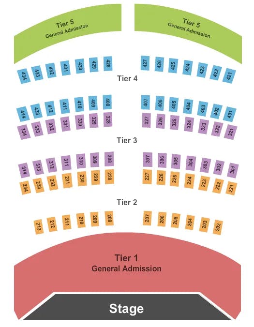  CHART G Seating Map Seating Chart