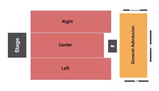  RESERVED GA Seating Map Seating Chart