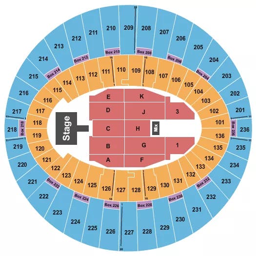  CHRISTIAN NODAL 1 Seating Map Seating Chart