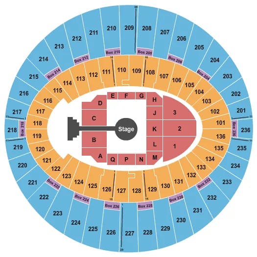  MMA Seating Map Seating Chart