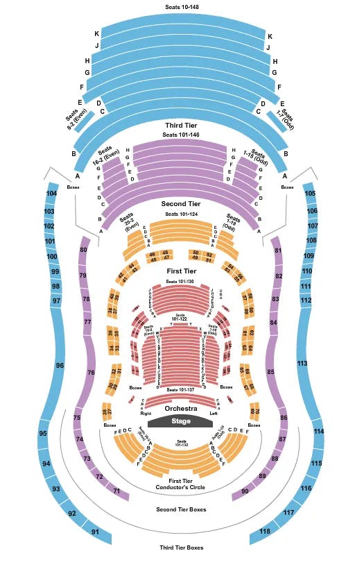  ENDSTAGE 2 Seating Map Seating Chart