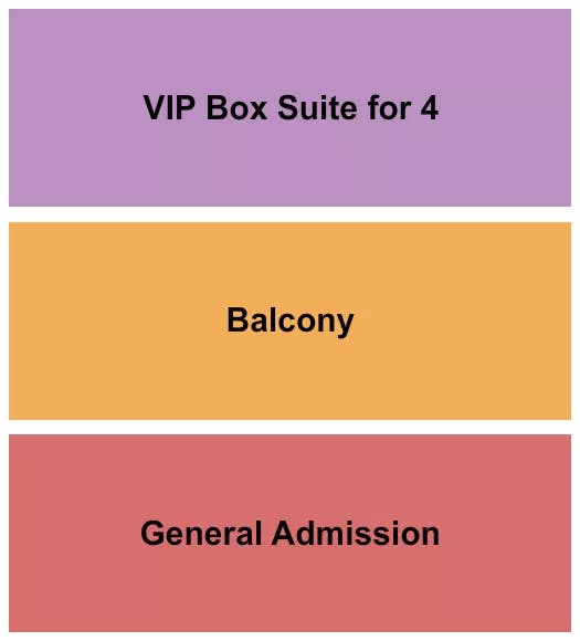 THE KING OF CLUBS COLUMBUS GA BALCONY VIP BOX Seating Map Seating Chart