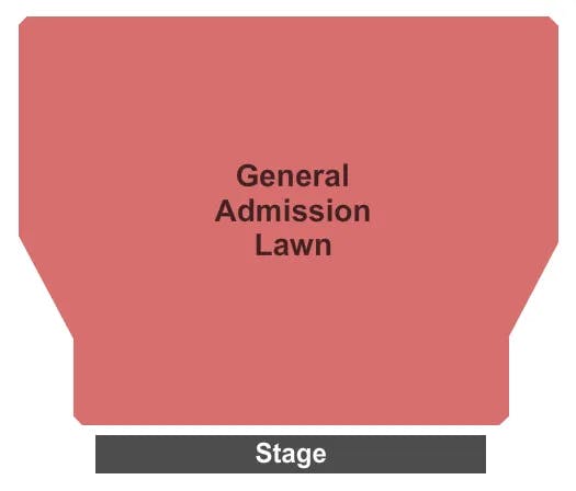  GENERAL ADMISSION Seating Map Seating Chart