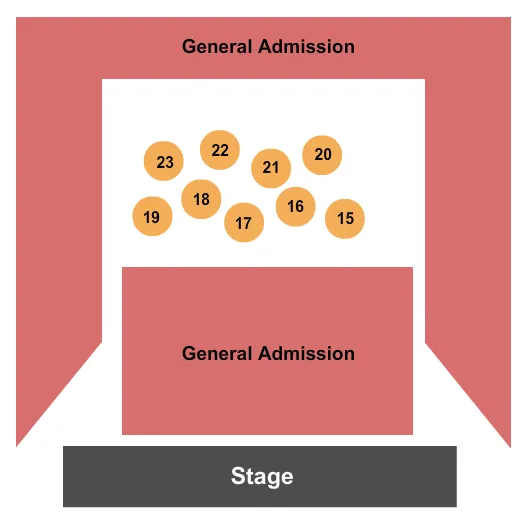 THE LINCOLN THEATRE RALEIGH ENDSTAGE TABLES Seating Map Seating Chart