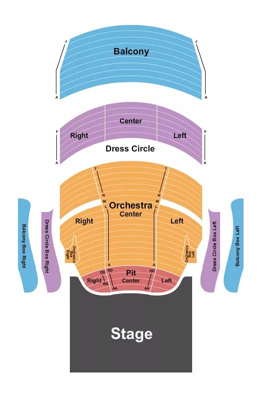  ENDSTAGE 2 Seating Map Seating Chart