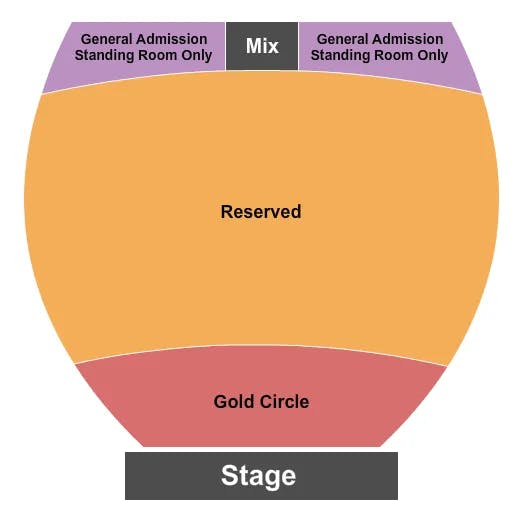  ENDSTAGE REAR GA Seating Map Seating Chart