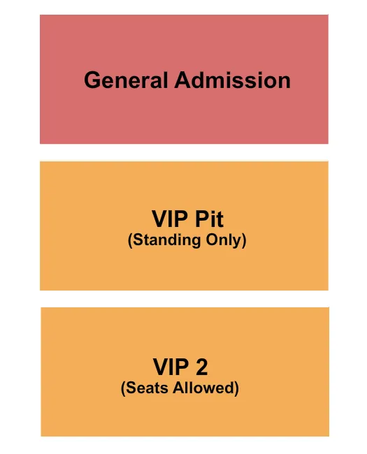 THE MILL TERRE HAUTE GA VIP Seating Map Seating Chart