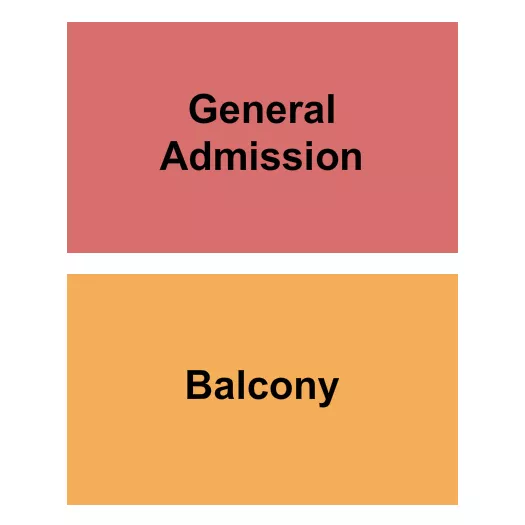  GA BALCONY Seating Map Seating Chart