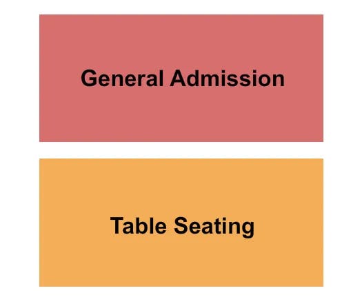  GA TABLES Seating Map Seating Chart