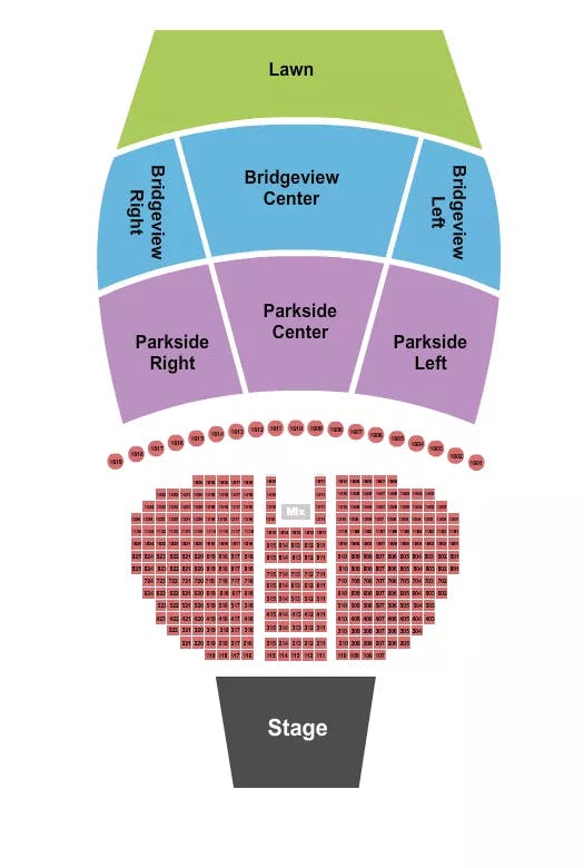  ENDSTAGE TABLES 3 Seating Map Seating Chart