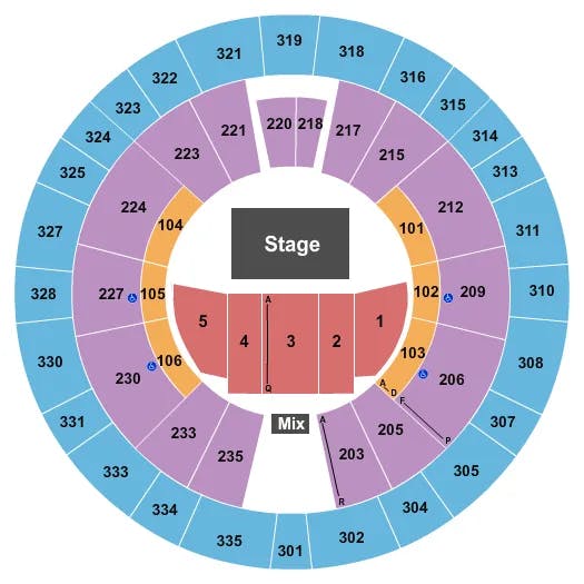  THE PROPHECY Seating Map Seating Chart