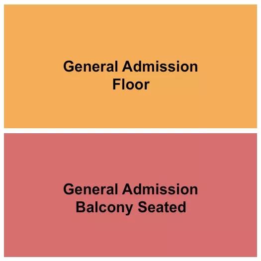  GA FLOOR GA BALCONY SEATED Seating Map Seating Chart