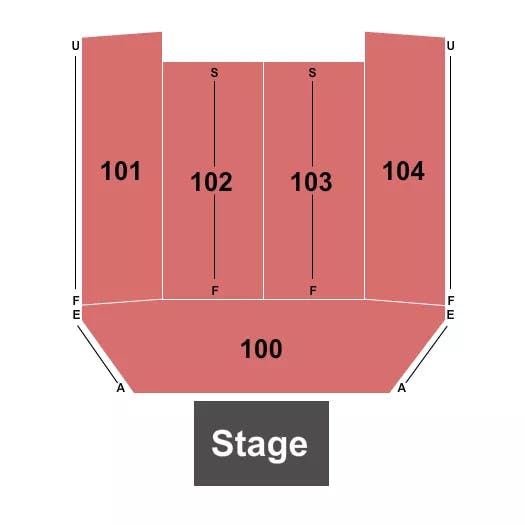  ENDSTAGE 2 Seating Map Seating Chart