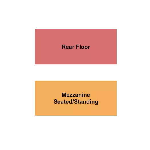  REAR FLOOR MEZZ Seating Map Seating Chart