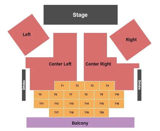 THE SIGNAL TN MATT STELL Seating Map Seating Chart