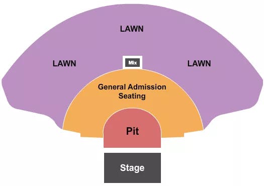  ENDSTAGE ALL GA Seating Map Seating Chart