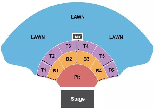  ENDSTAGE GA PIT Seating Map Seating Chart