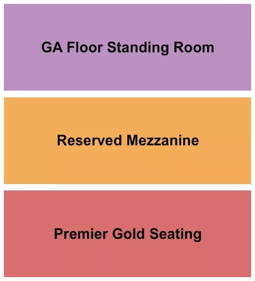 THE STRAND THEATRE RI GOLD MEZZ GA Seating Map Seating Chart