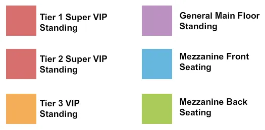 THE STRAND THEATRE RI RAUW ALEJANDRO Seating Map Seating Chart