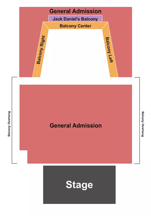 THE SYLVEE WI ENDSTAGE GA 3 Seating Map Seating Chart