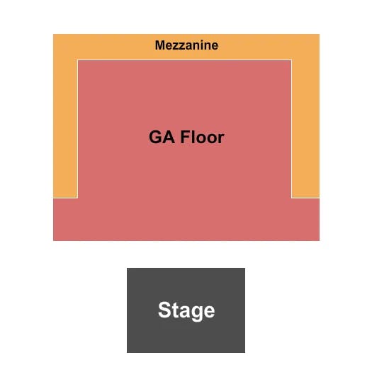  GA FLOOR Seating Map Seating Chart