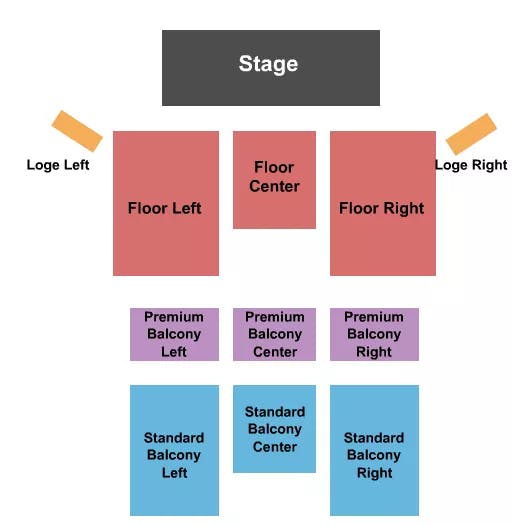 THE WILMA THEATRE MT ENDSTAGE 2 Seating Map Seating Chart