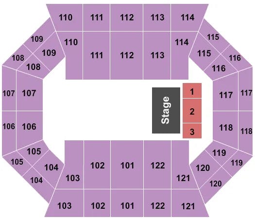 SESAME STREET LIVE Seating Map Seating Chart