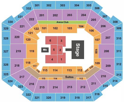  SANTA FE KLAN Seating Map Seating Chart